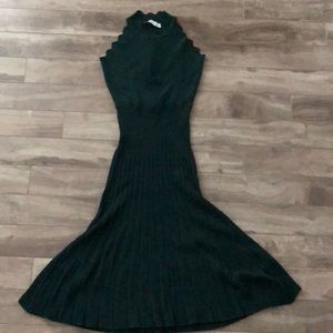 Adelyn Rae sweater dress in dark green (Size XS)